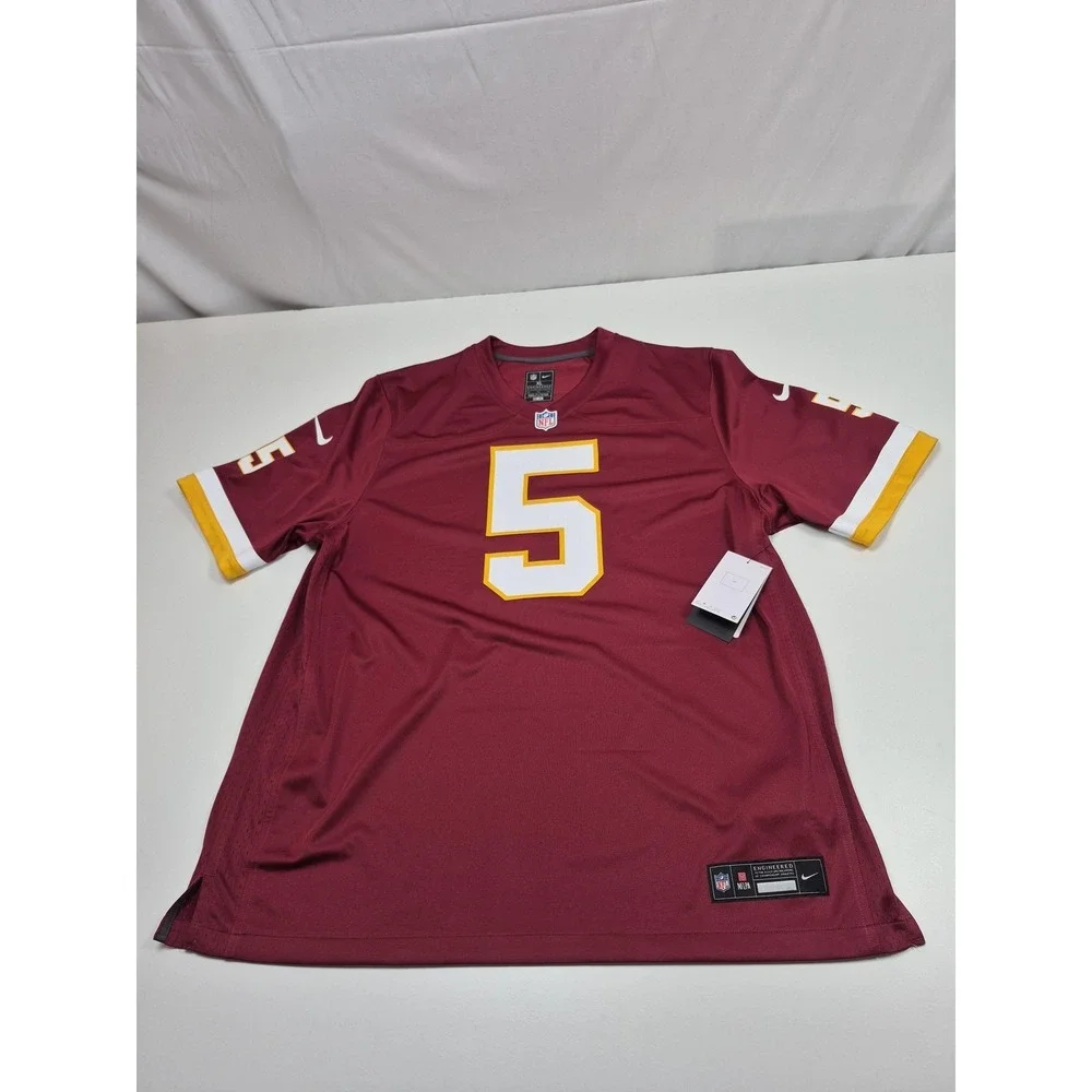 Washington Commanders Football Jersey Mens XL Red NFL Nike Jayden Daniels 5